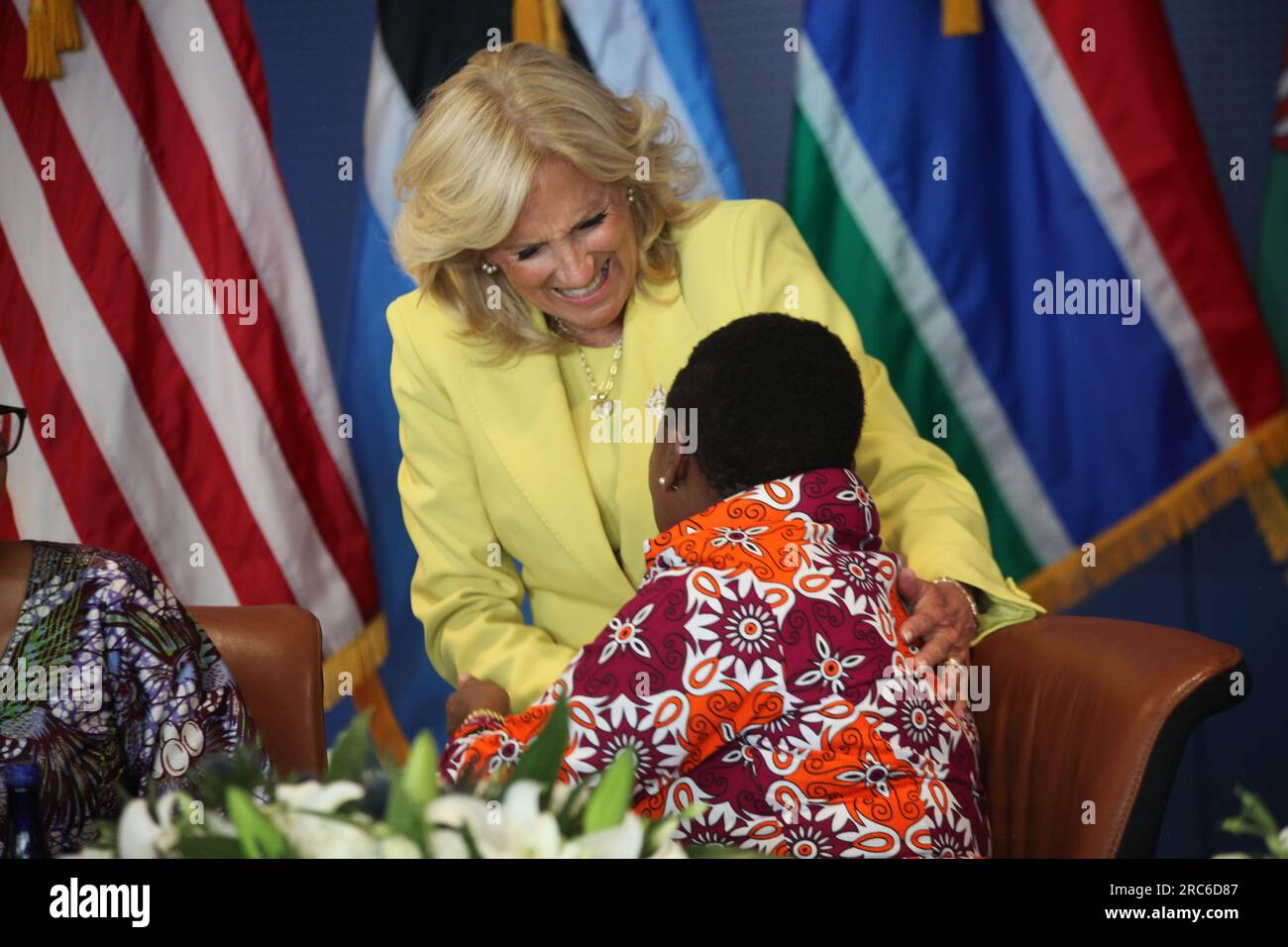 July 12, 2023, New York City, New York: (NEW) Jill Biden Joins African ...