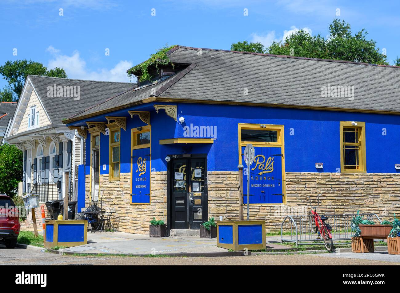 NEW ORLEANS, LA, USA - JULY 8, 2023: Pal's Lounge, a popular neighborhood bar on N. Rendon Street in Mid City Stock Photo