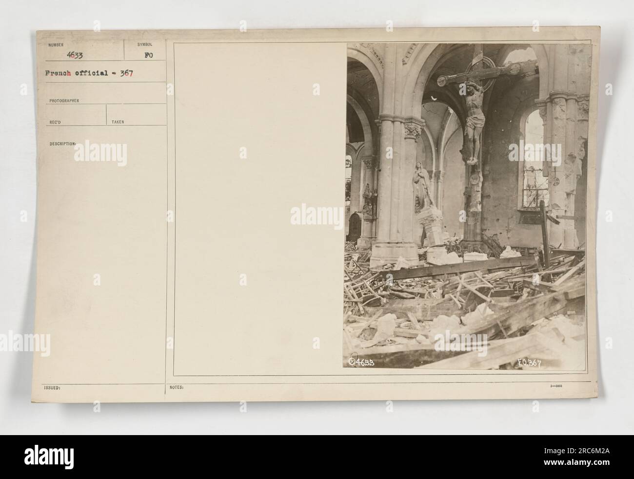 American soldiers march in formation during World War One Stock Photo