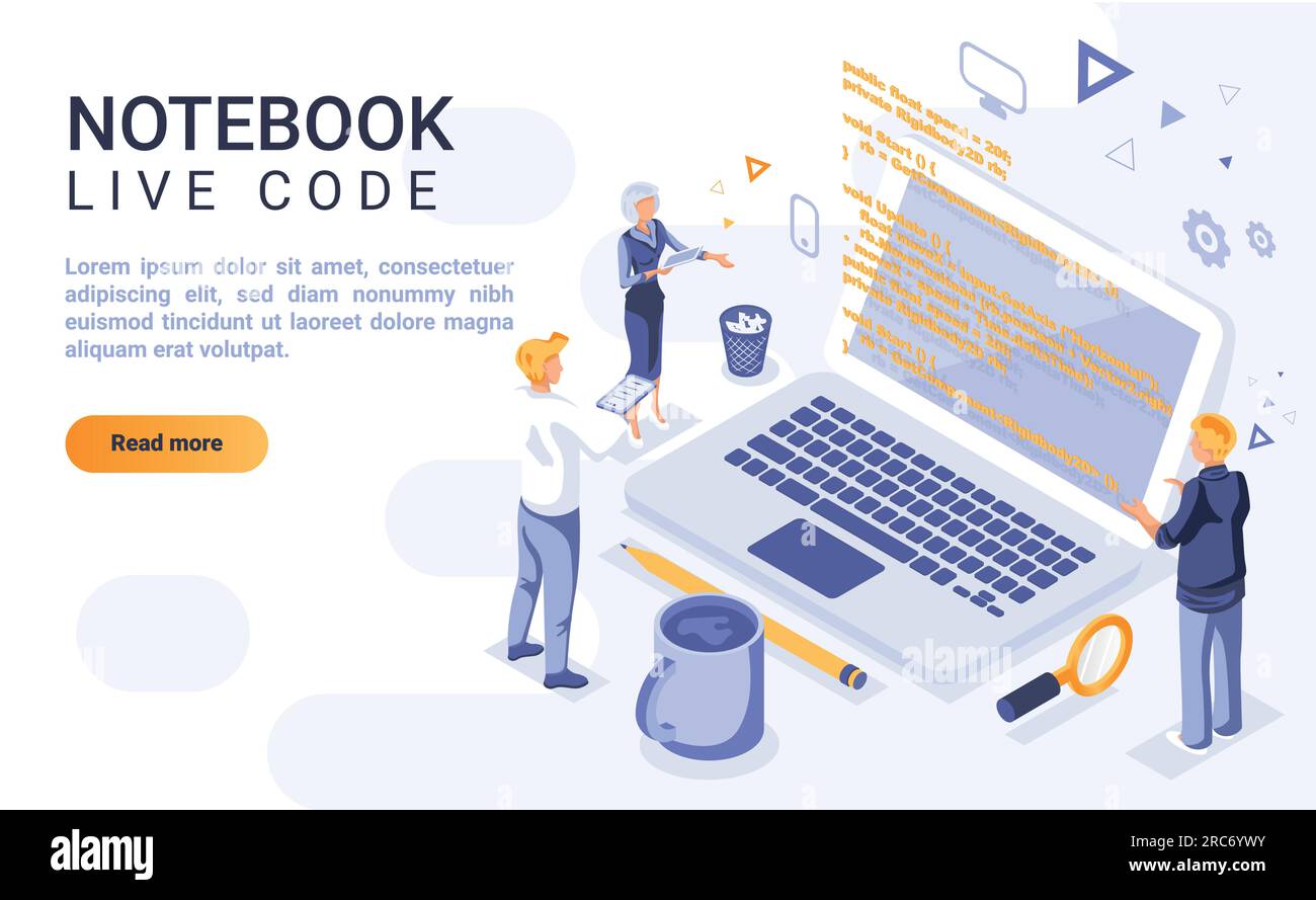 Live page Stock Vector Images - Alamy