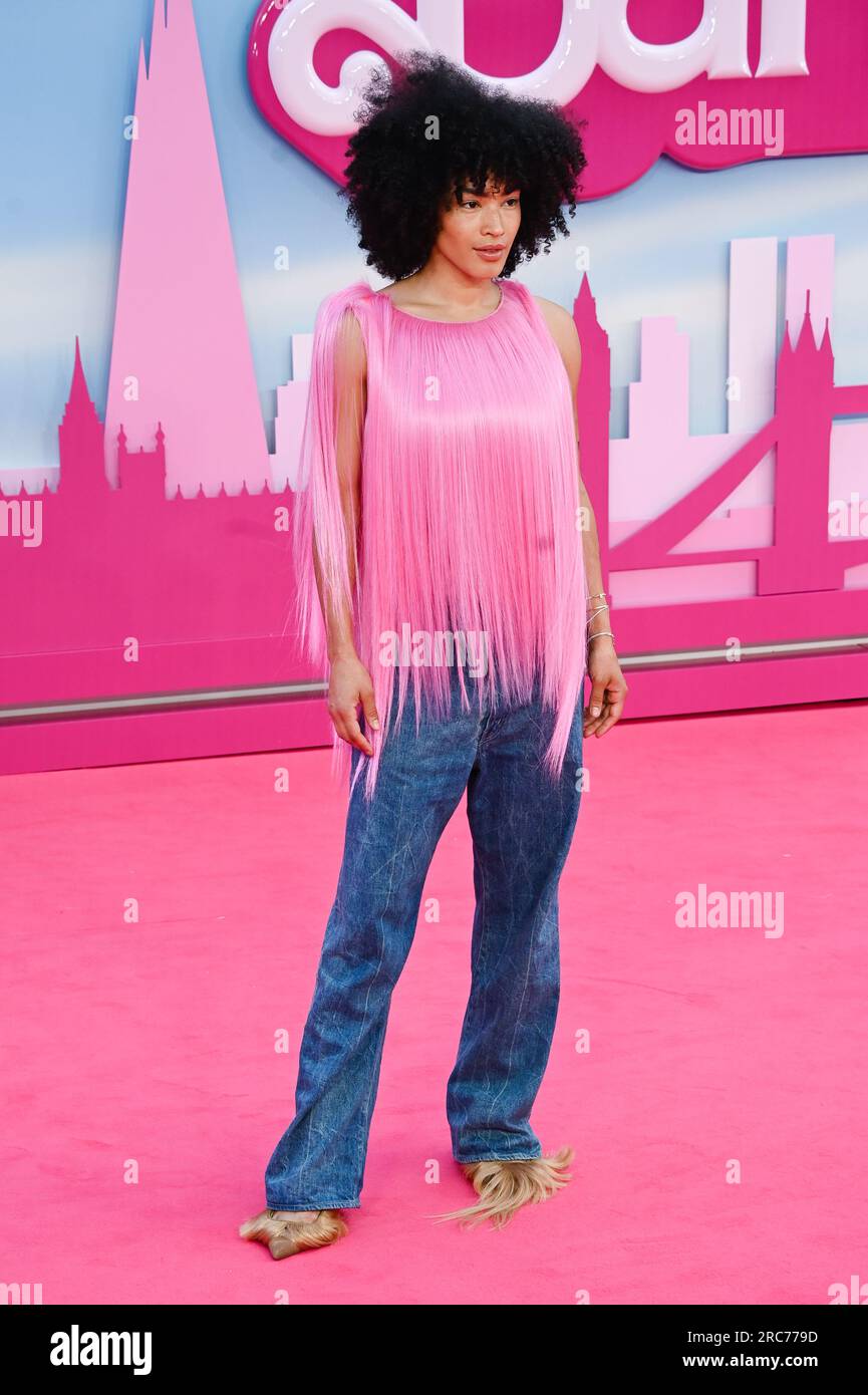 Cineworld Leicester Square, London, UK. 12th July, 2023. Mette attends the European premiere of Barbie, London, UK. Credit: See Li/Picture Capital/Alamy Live News Stock Photo