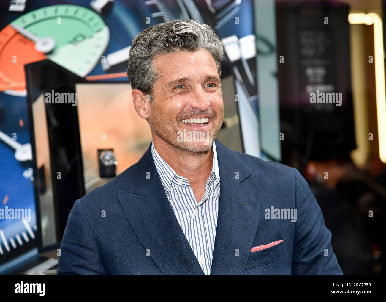 Patrick Dempsey attends the TAG Heuer Fifth Avenue Flagship store ...