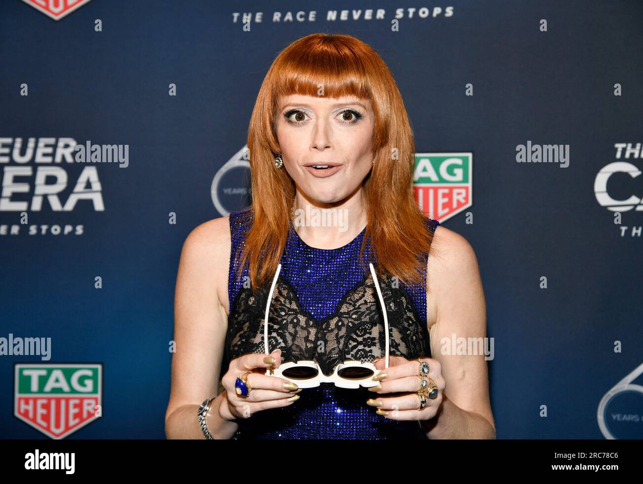 Natasha Lyonne attends the TAG Heuer Fifth Avenue Flagship store