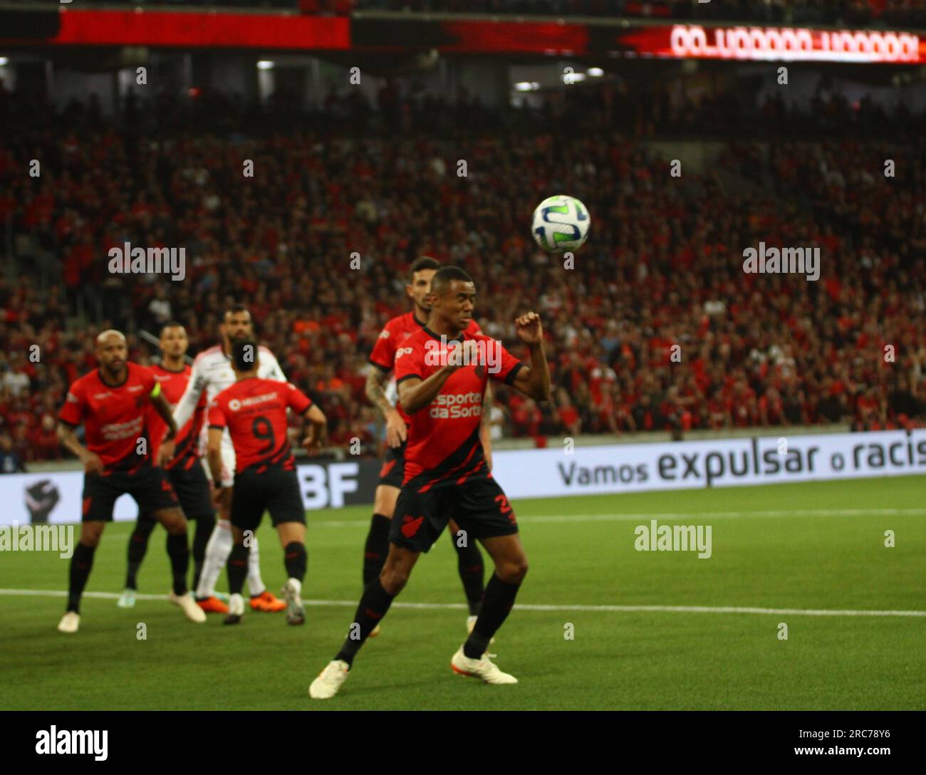 CURITIBA (PR) - 12/07/2023 - Copa do Brasil 2022 / Futebol - ATHLÉTICO (PR)  X FLAMENGO (RJ) Copa do Brasil 2023, quartas de final jogo 2 de 2, na noi  Stock Photo - Alamy