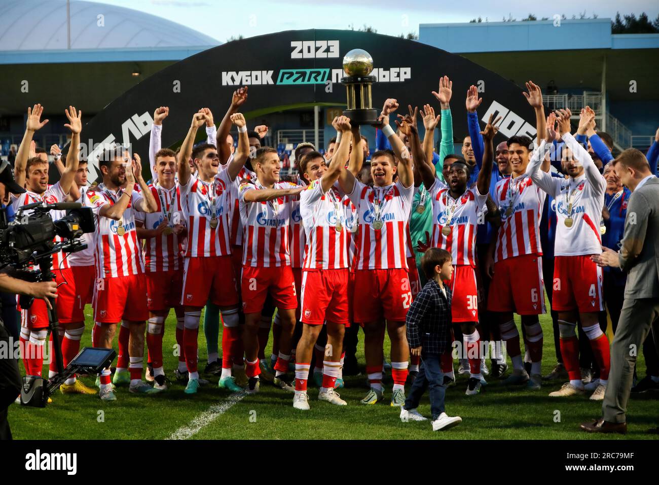 6th November 2019; Vozdovac Stadium, Belgrade, Serbia; UEFA Under 19 UEFA  Youth league football, FK Crvena Zvezda under 19s versus Tottenham Hotspur  under 19s; Harvey White of Tottenham Hotspurs FC breaks with