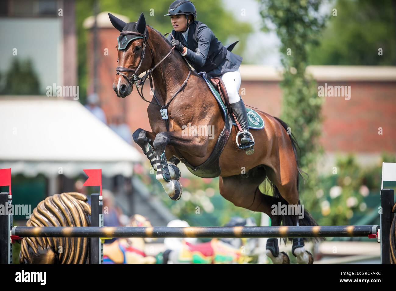 Laila Klinsmann competes in the Rolex North American Grand Prix at ...