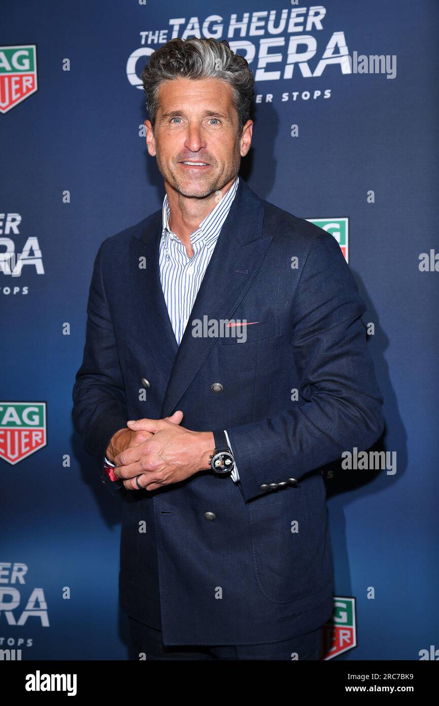 New York, USA. 12th July, 2023. Patrick Dempsey attends the TAG Heuer