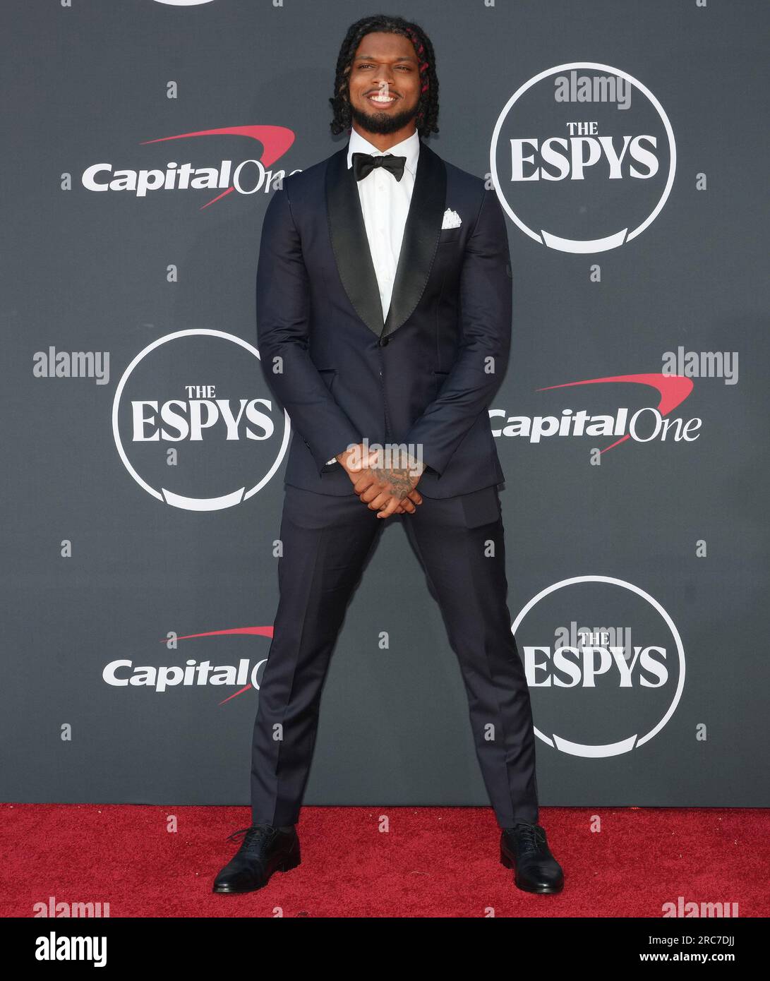Los Angeles, USA. 12th July, 2023. Damar Hamlin arrives at The 2023