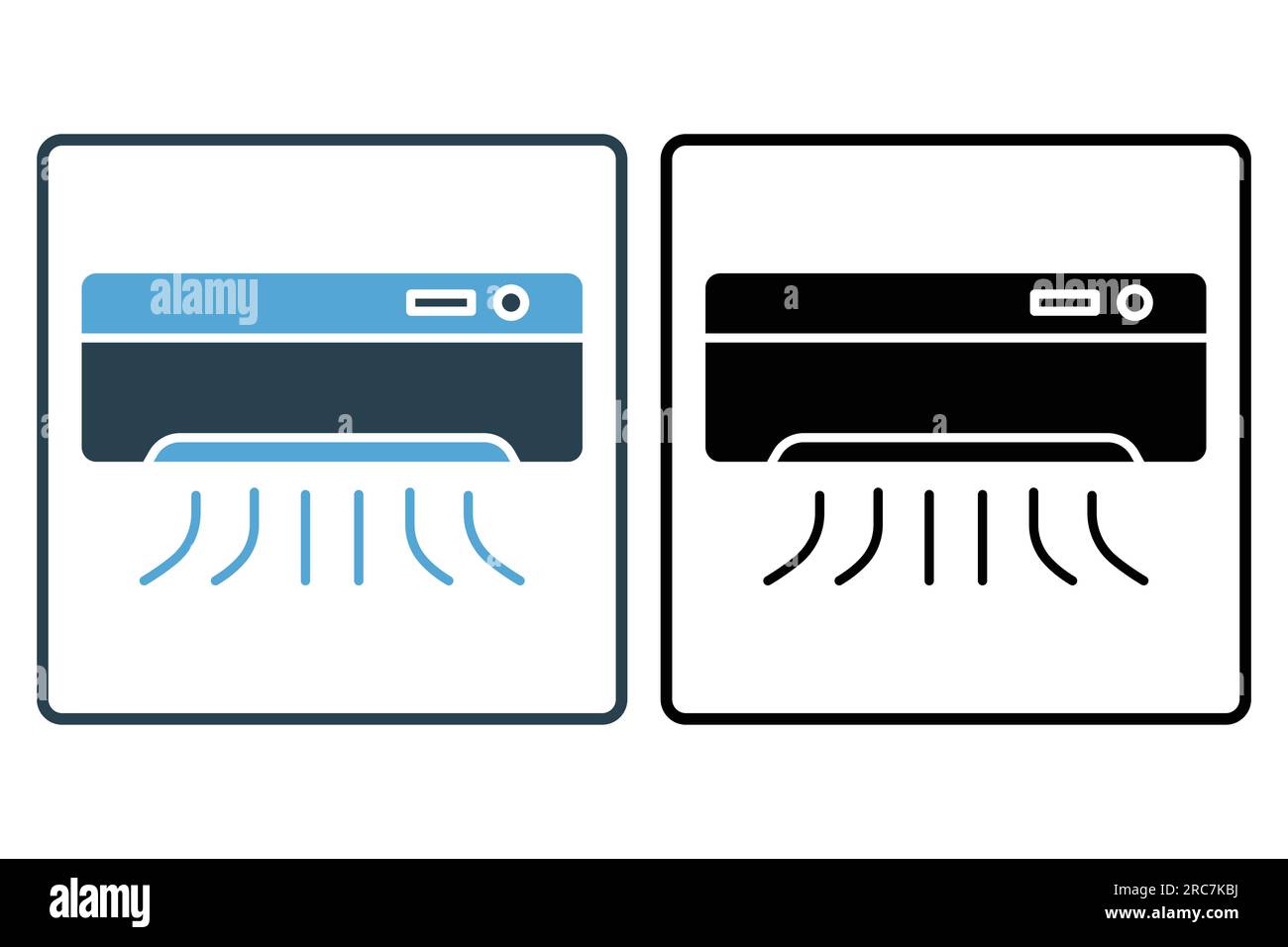 Split air conditioner home Stock Vector Images - Alamy