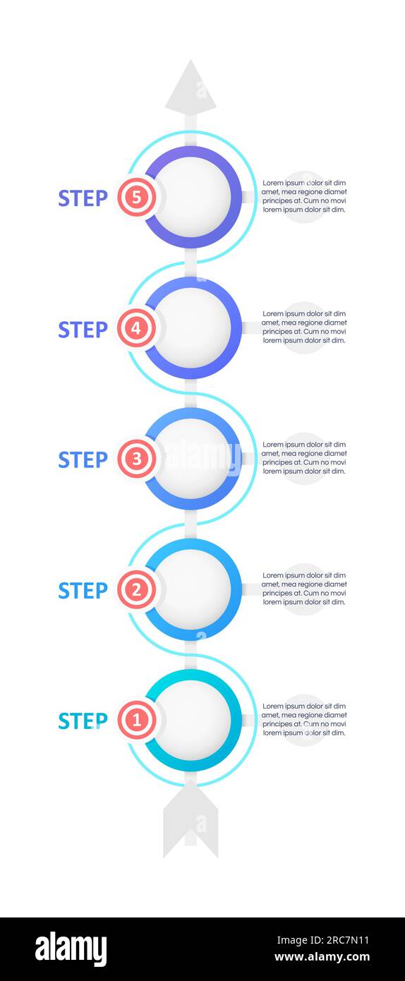 Business growth infographic chart design template Stock Vector Image