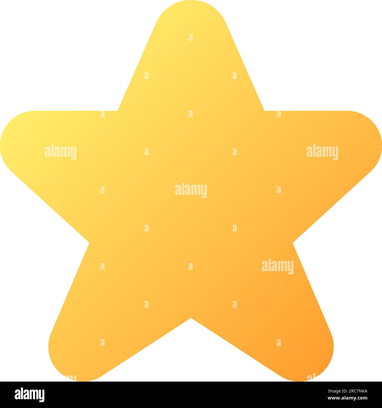 Star pixel perfect flat gradient color ui icon Stock Vector