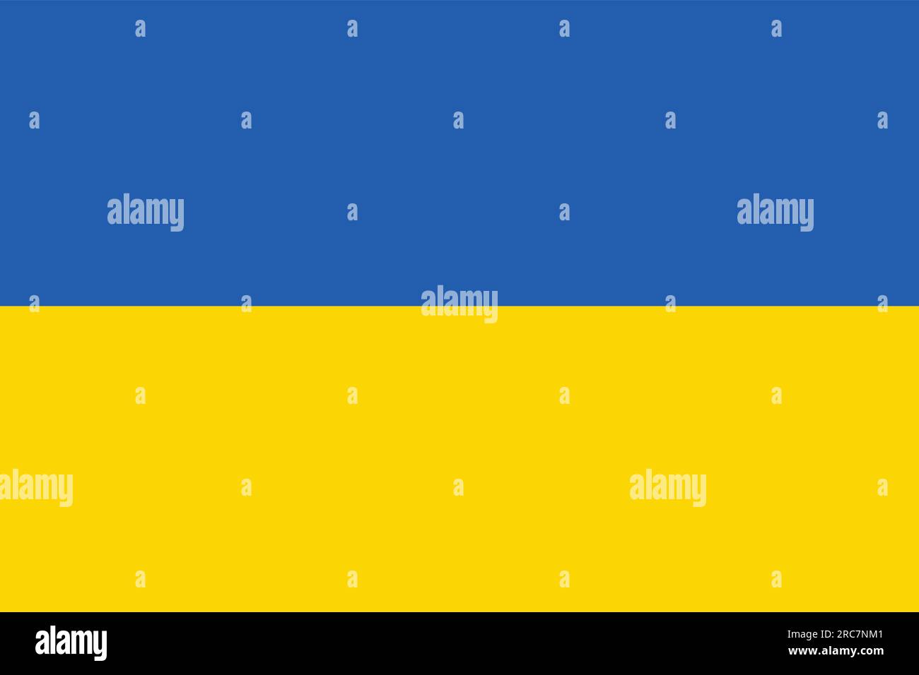 Flag of Ukraine - Vector illustration. Stock Vector