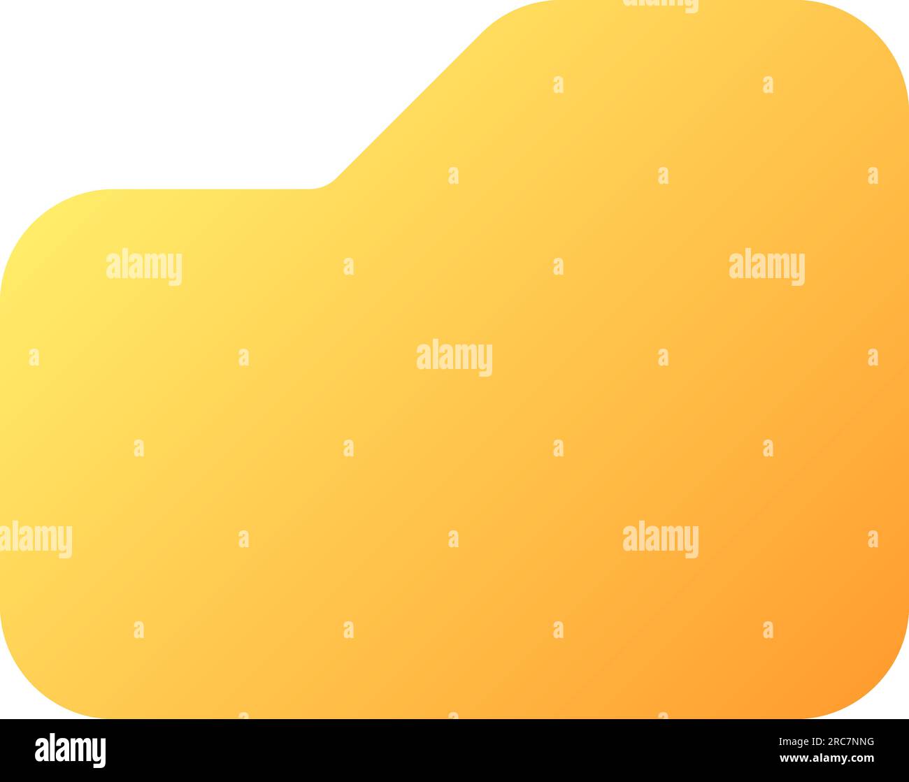 Folder pixel perfect flat gradient color ui icon Stock Vector