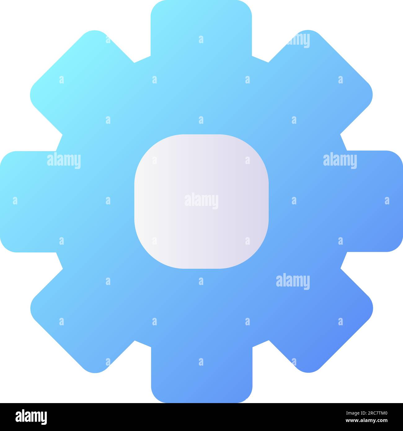 Settings pixel perfect flat gradient color ui icon Stock Vector Image ...