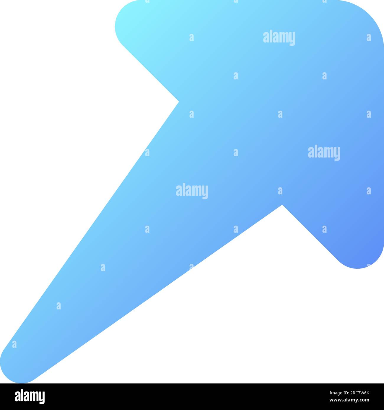 Send message pixel perfect flat gradient color ui icon Stock Vector