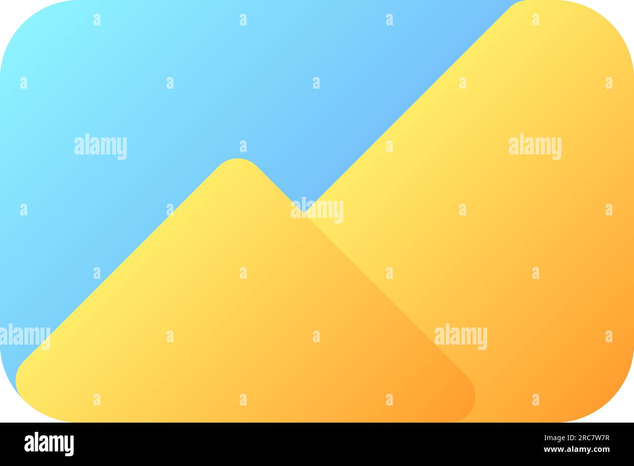 Image pixel perfect flat gradient color ui icon Stock Vector