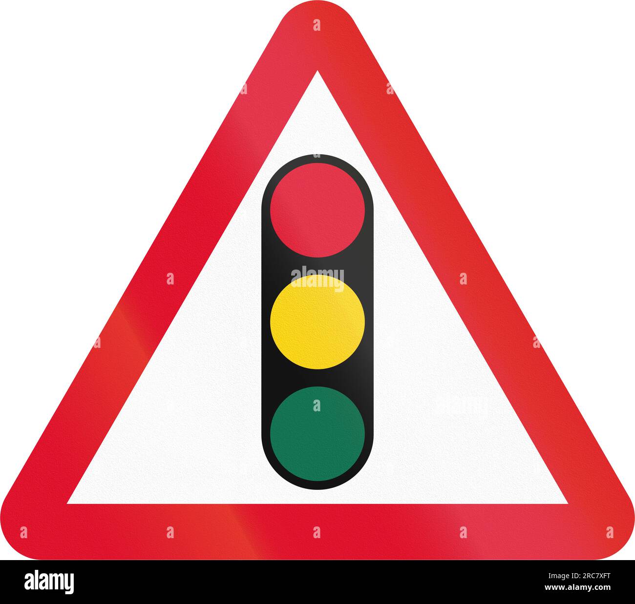 Hong Kong sign warning about traffic lights Stock Photo - Alamy