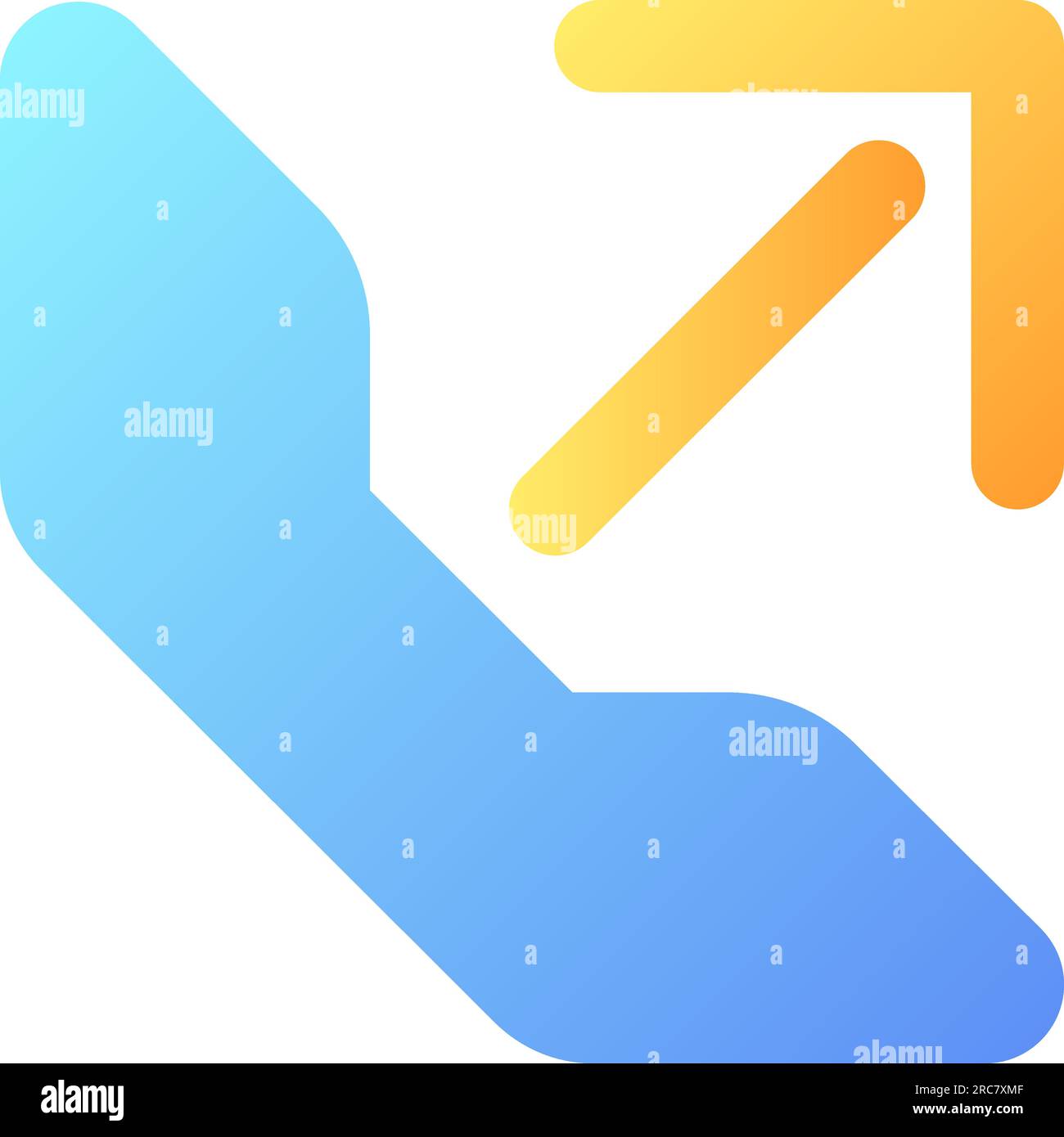 Outgoing mobile call color hi-res stock photography and images - Alamy
