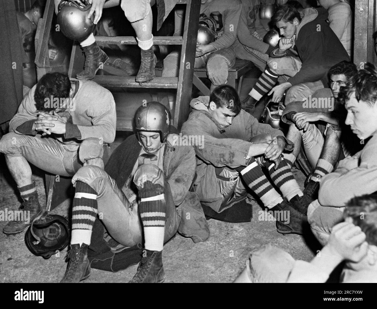 Freeport New York November 25 1950 A Gloomy High School Football freeport-new-york-november-25-1950-a-gloomy-high-school-football