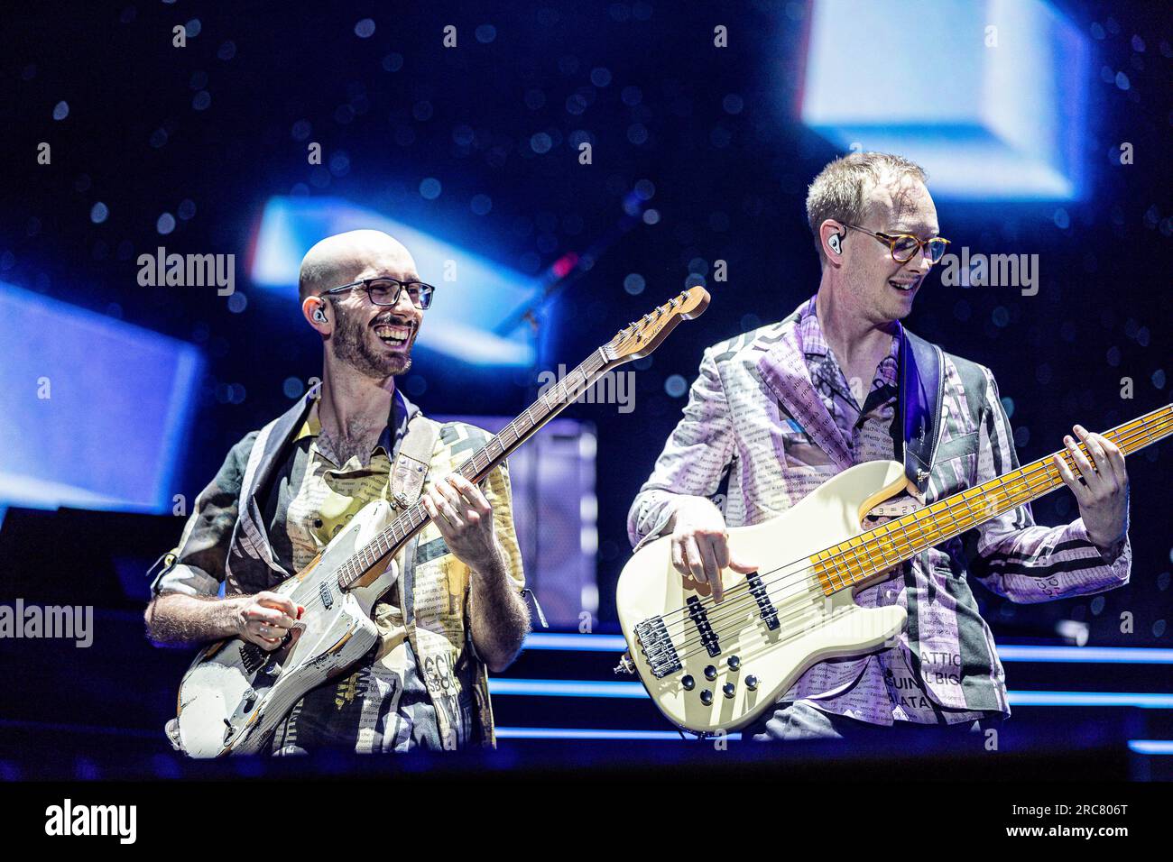 Stadio San Siro, Milano, Italy, July 12, 2023, Pinguni Tattici Nucleari during Pinguini Tattici