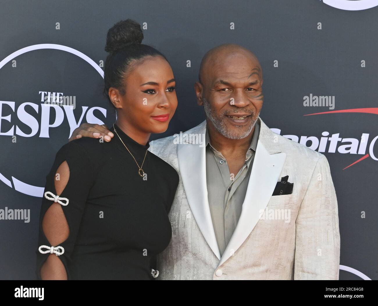 Los Angeles, United States. 12th July, 2023. Mike Tyson and Milan Tyson