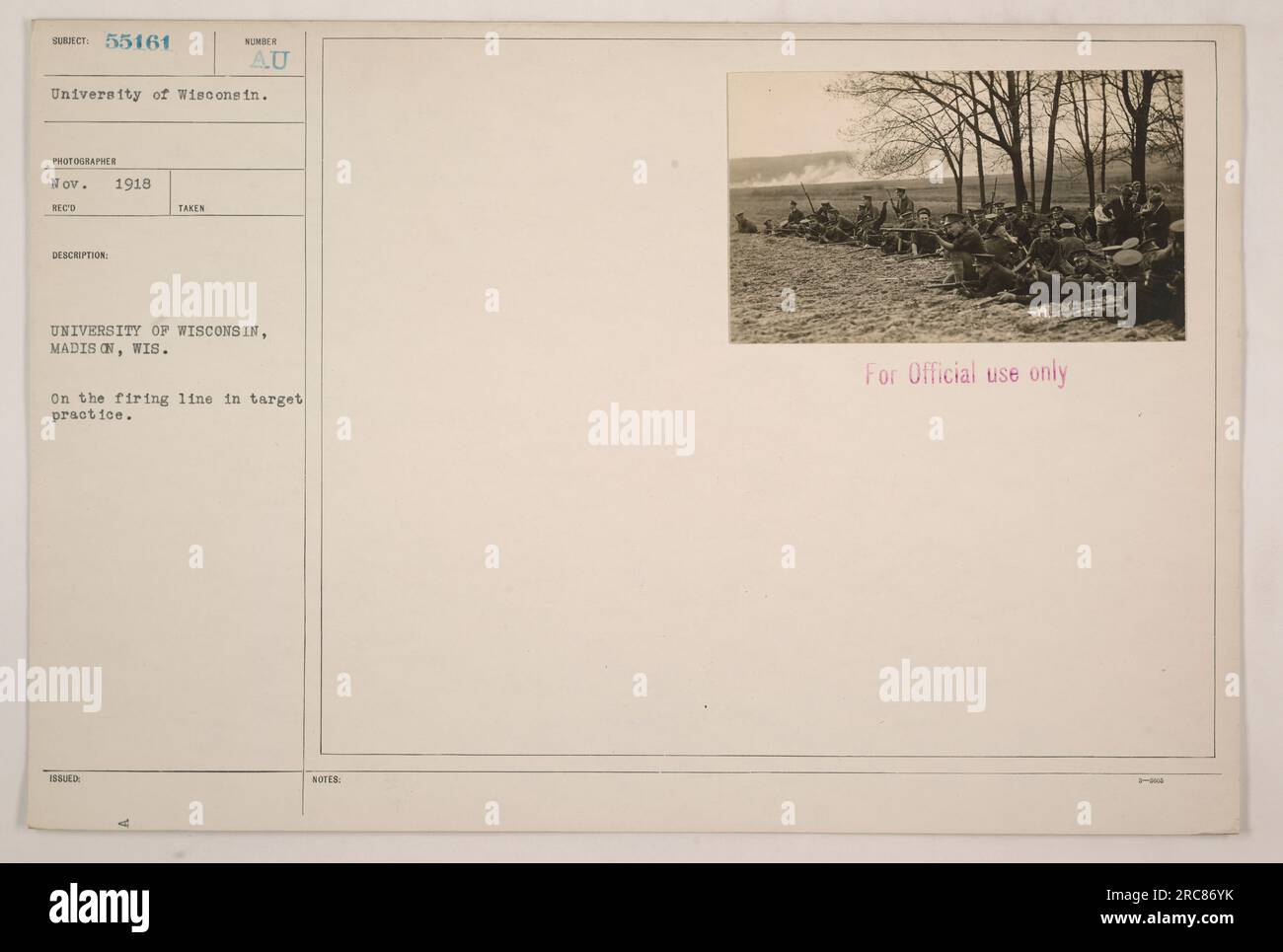 US soldiers at the University of Wisconsin in Madison, participating in