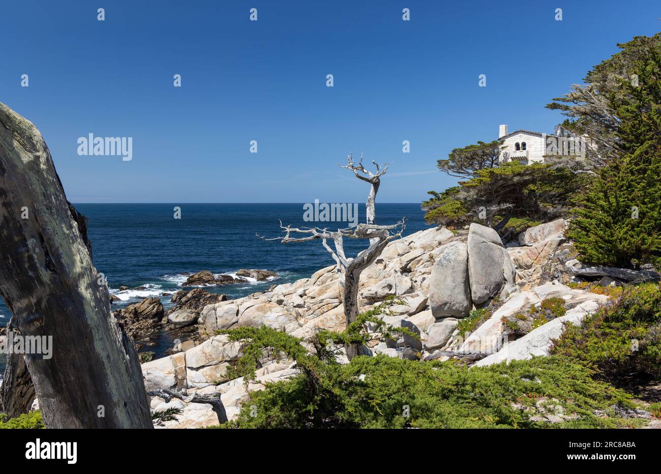 A captivating coastal landscape featuring the majestic ocean and