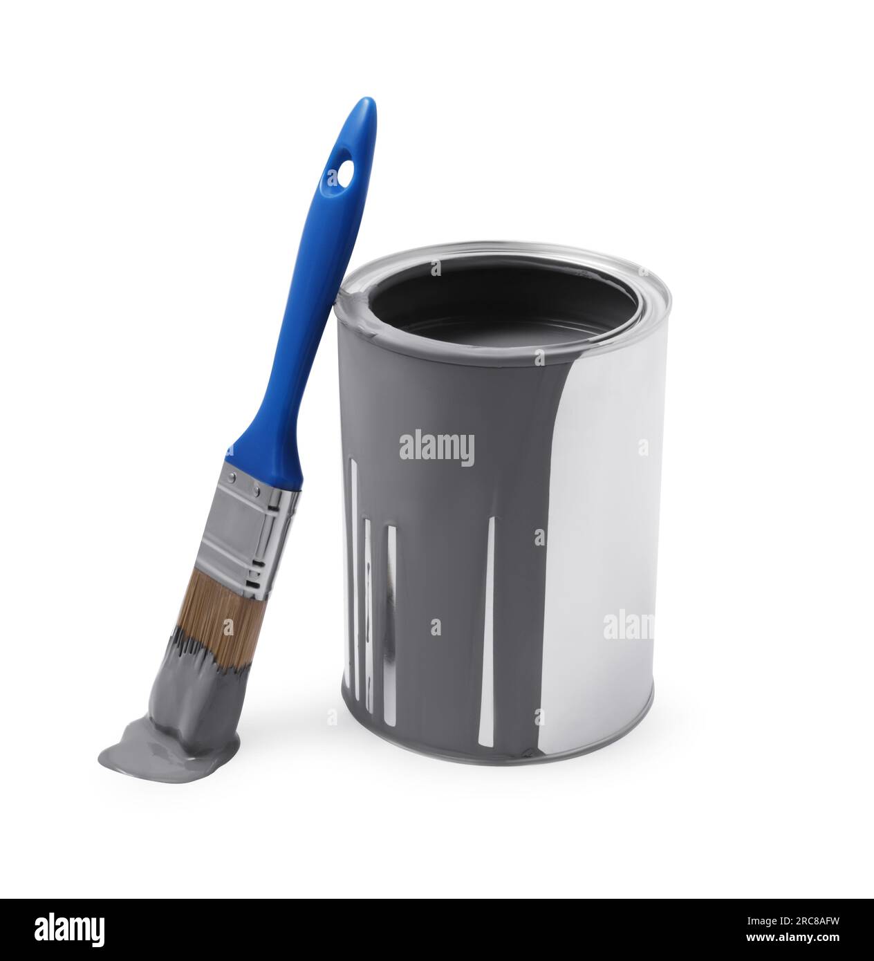 Grey paint brush Cut Out Stock Images & Pictures Alamy