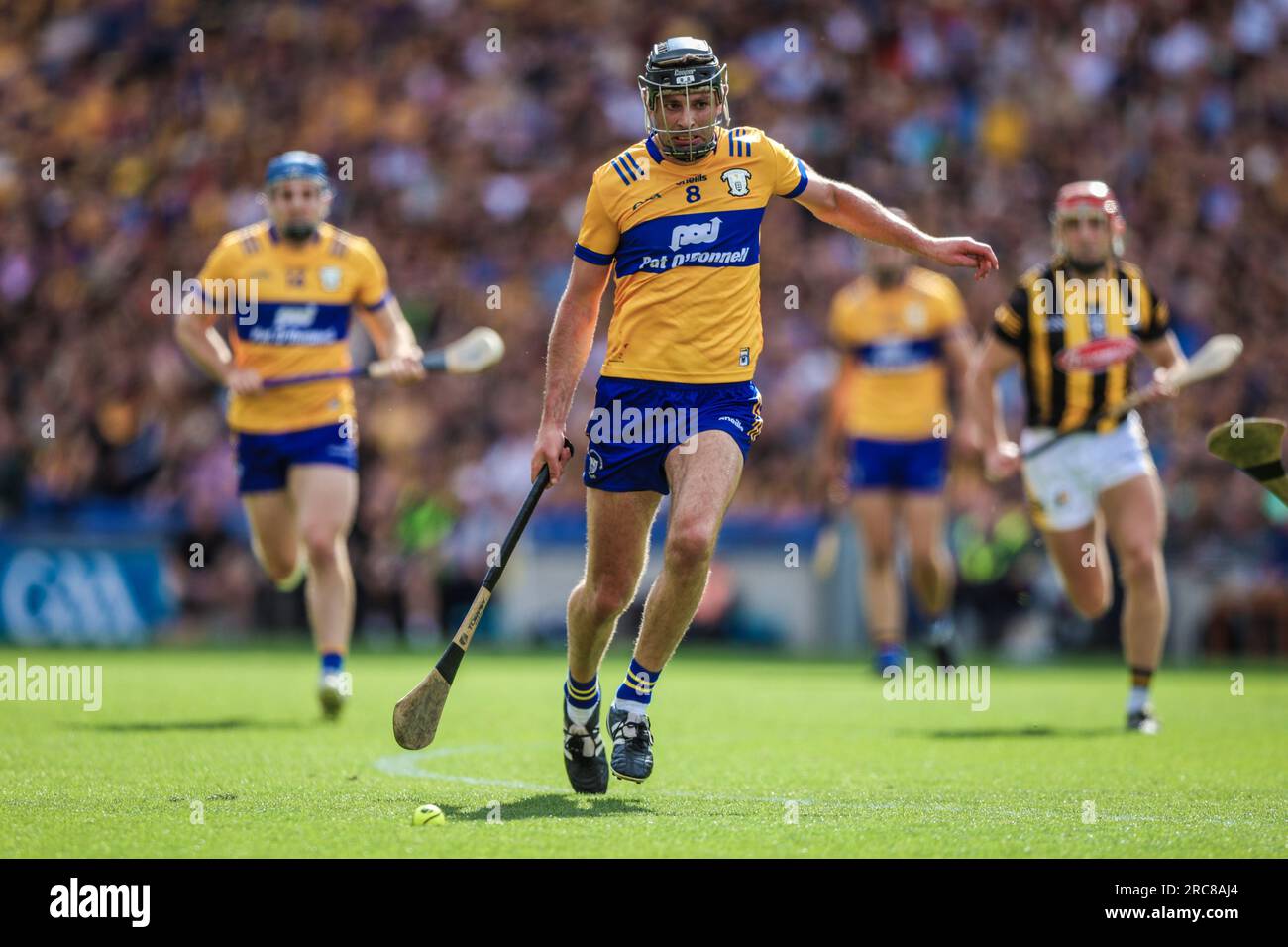 Dublin, Ireland. July 9th, 2023. Action from the Hurling AllIreland