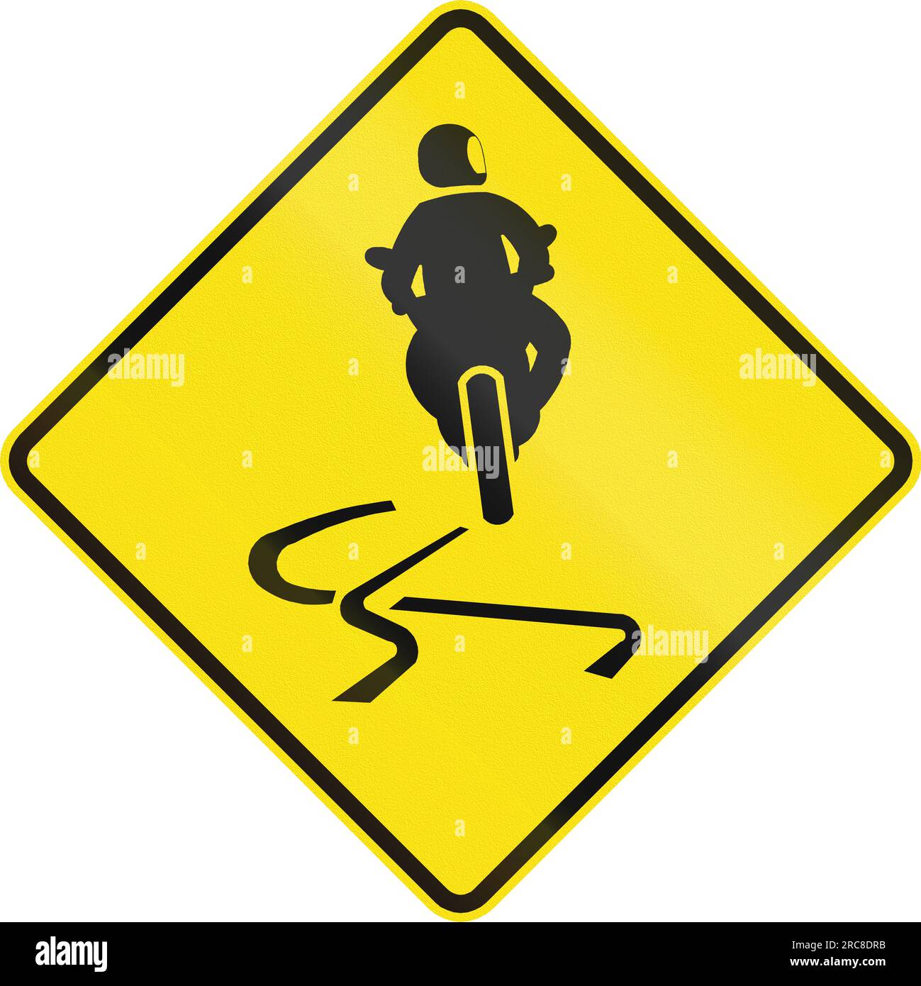 Australian road warning sign Slippery when wet Stock Photo Alamy