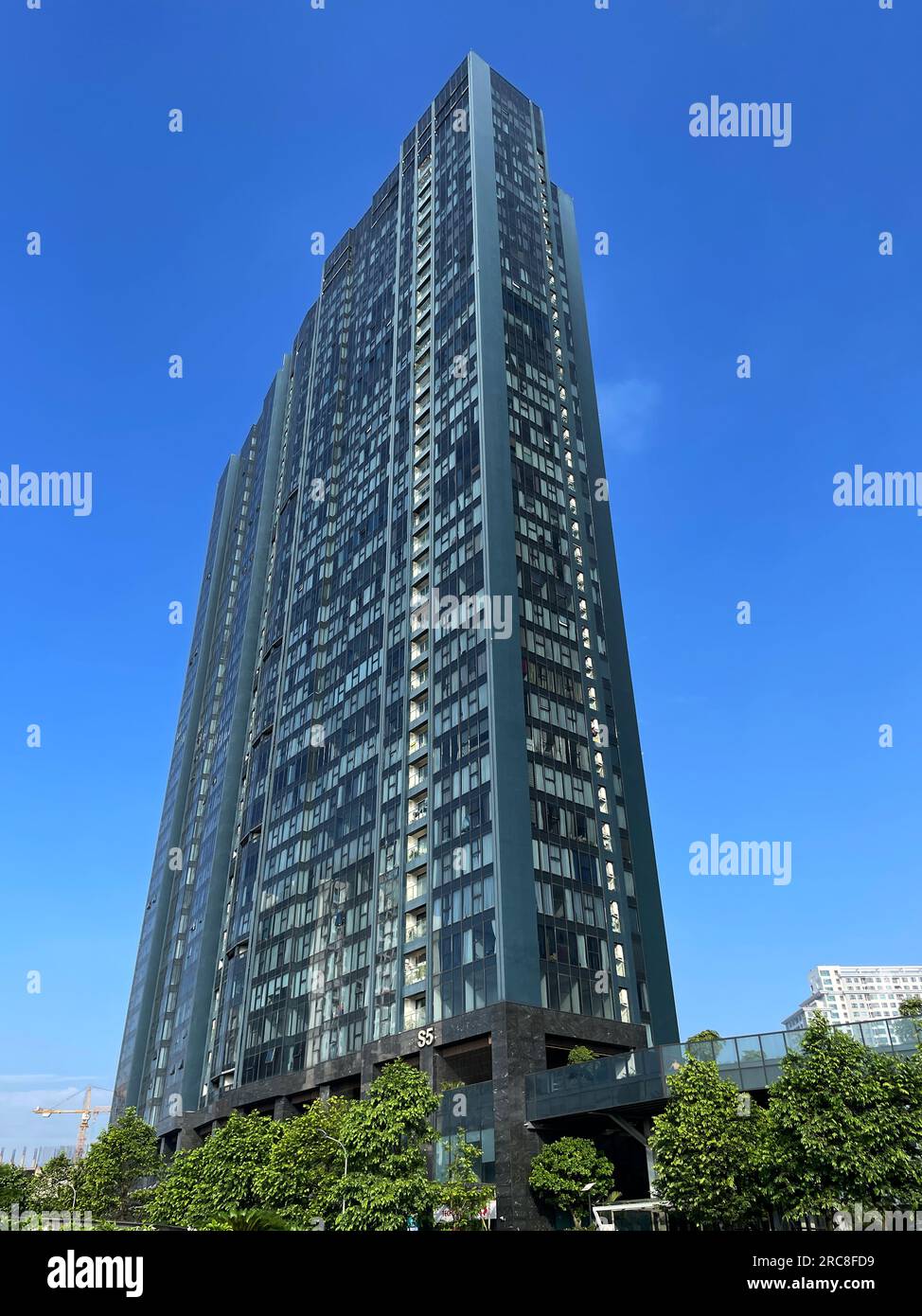 Apartment buildings in Ciputra, Ha Noi, Vietnam real estate market. Bất