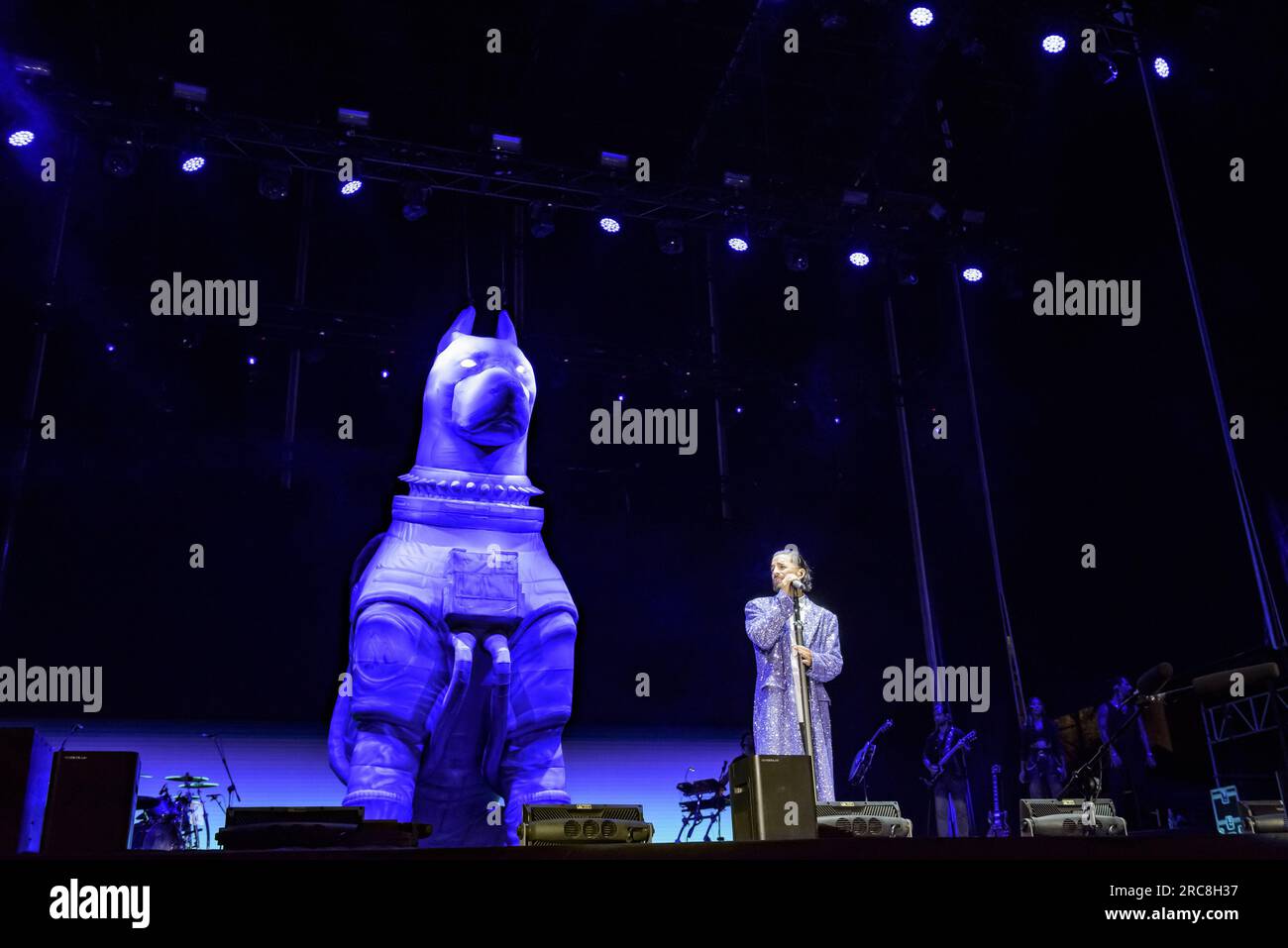 Maluma, real name Juan Luis Londono Arias, performs during the concert