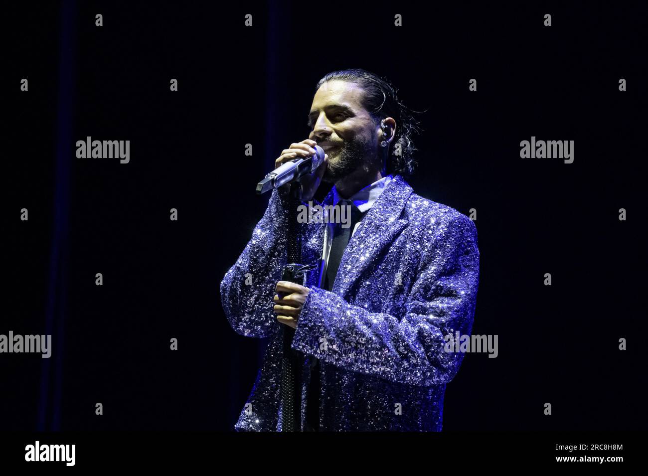 Maluma, real name Juan Luis Londono Arias, performs during the concert