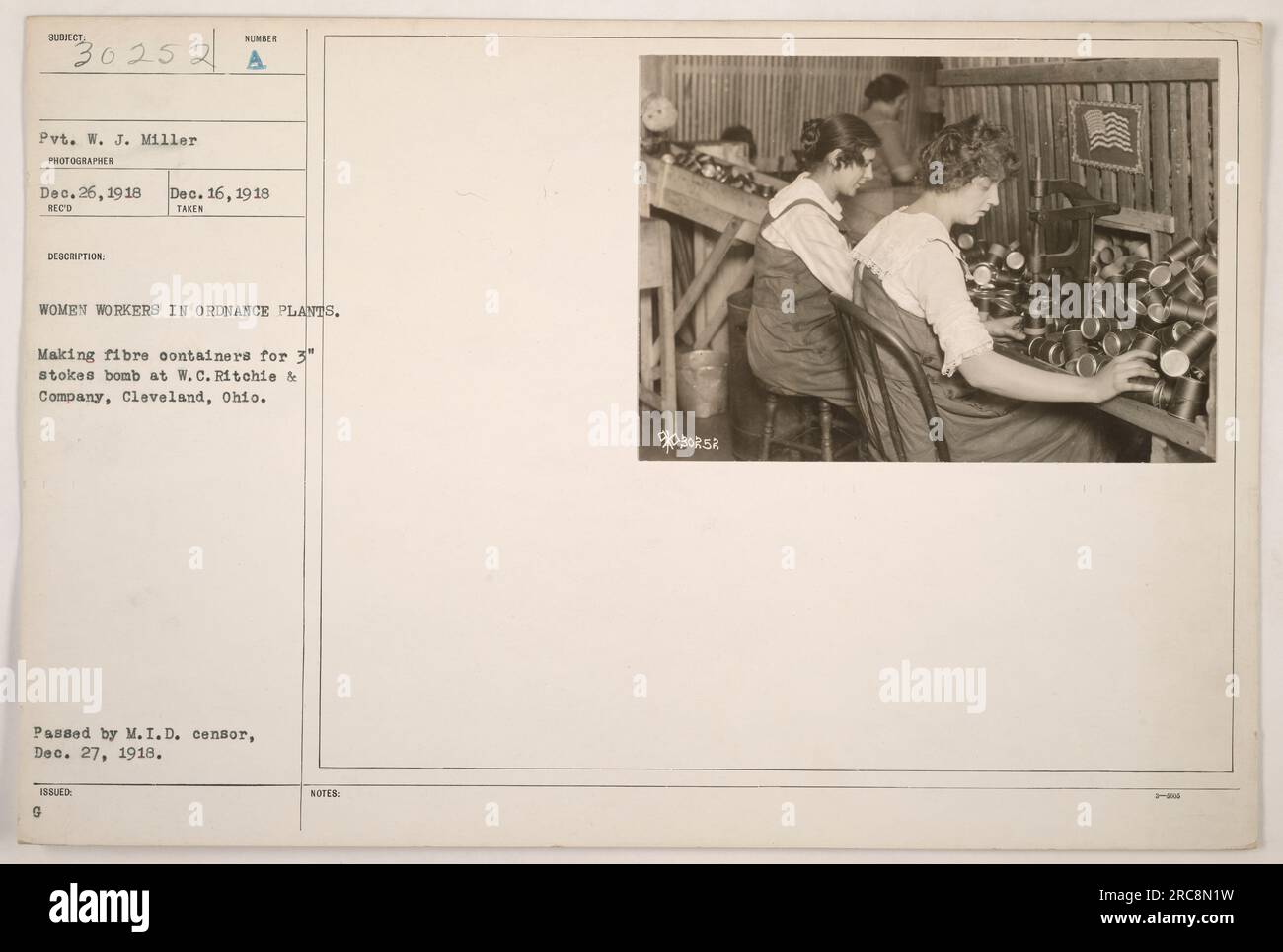 Stokes Ritchie Women workers at W. C. Ritchie & Company in Cleveland, Ohio, making ...