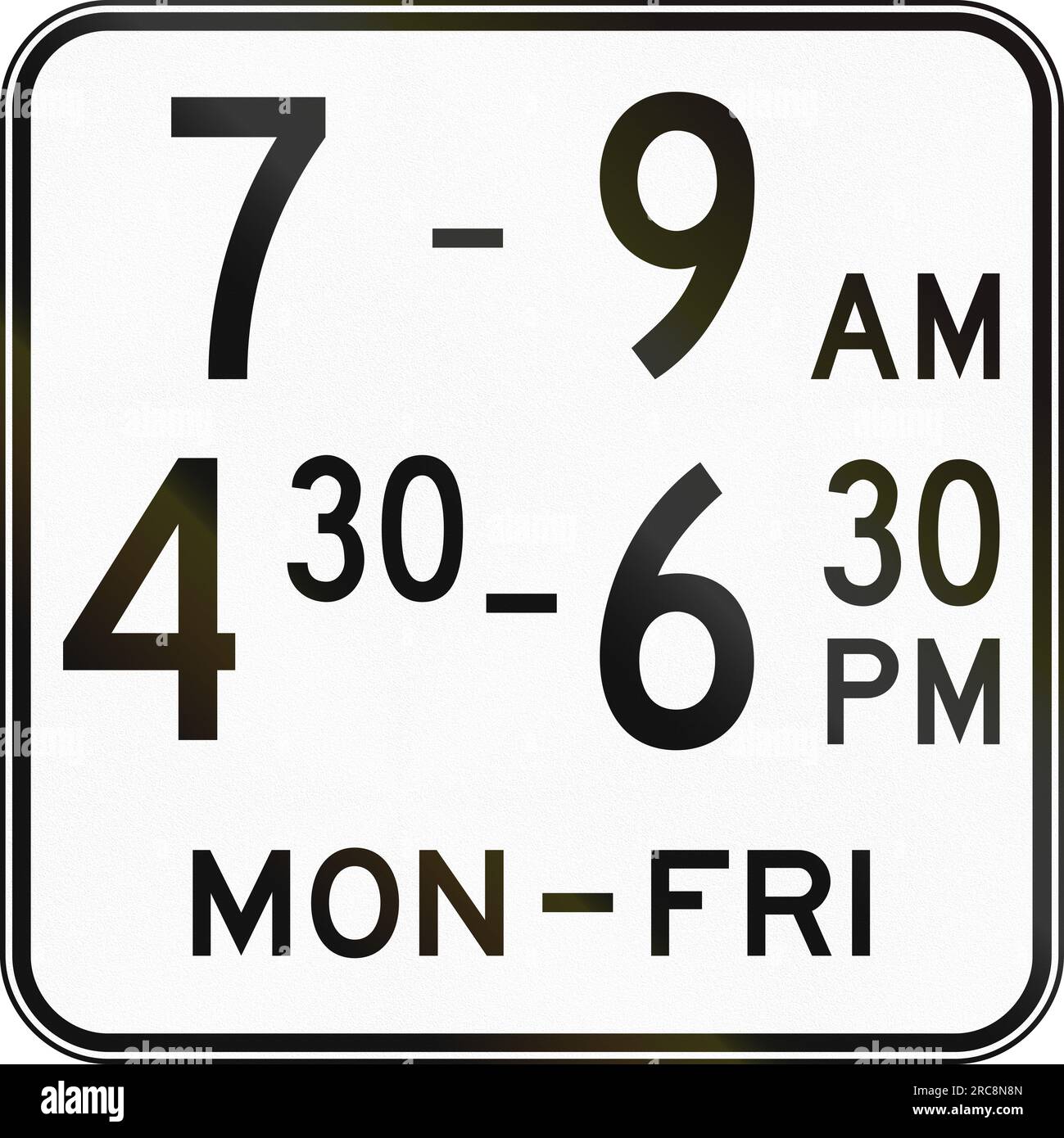 Australian traffic sign additional panel to specify the meaning of