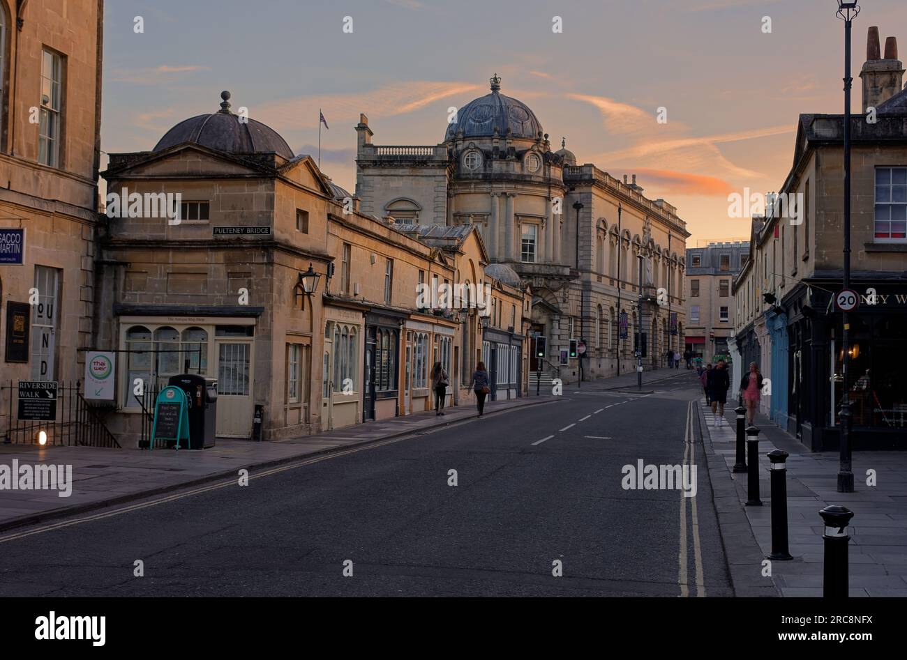 Sunset over Bath Stock Photo