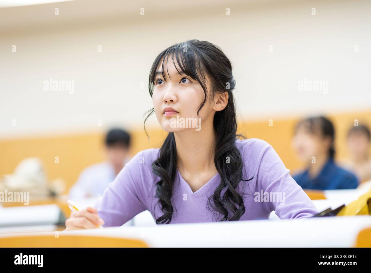 University students receiving a lecture Stock Photo - Alamy