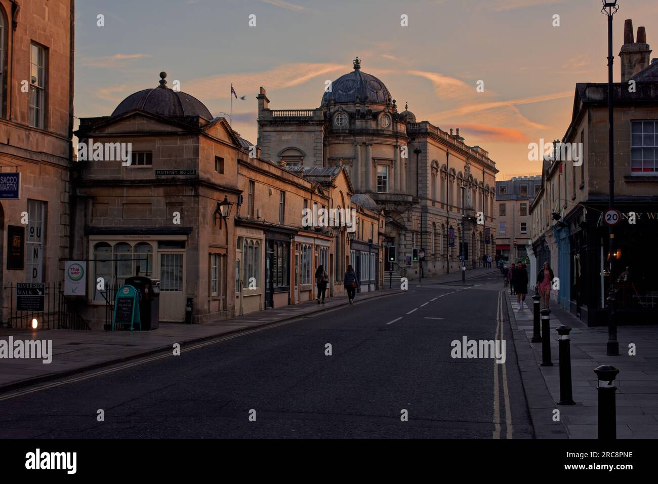 Sunset over Bath Stock Photo