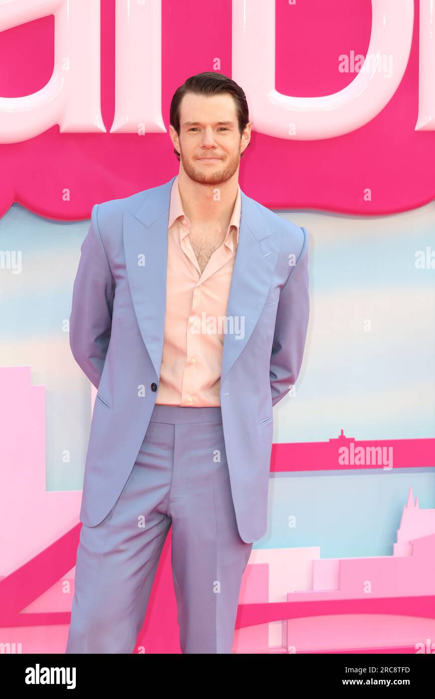 Connor Swindells, Barbie - European Premiere, Leicester Square, London, UK, 12 July 2023, Photo by Richard Goldschmidt Stock Photo