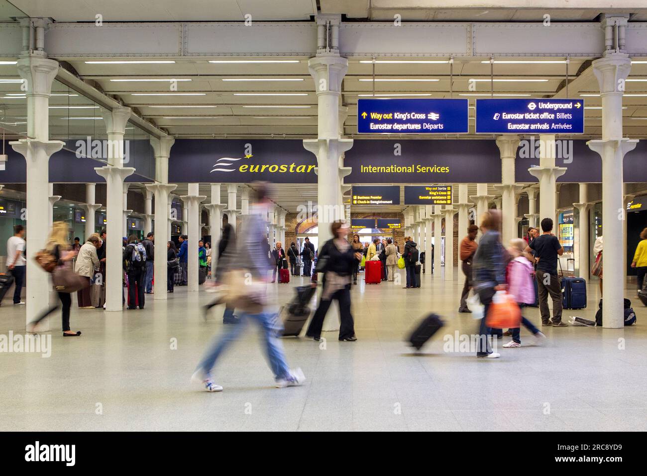 eurostar terminal london Stock Photo