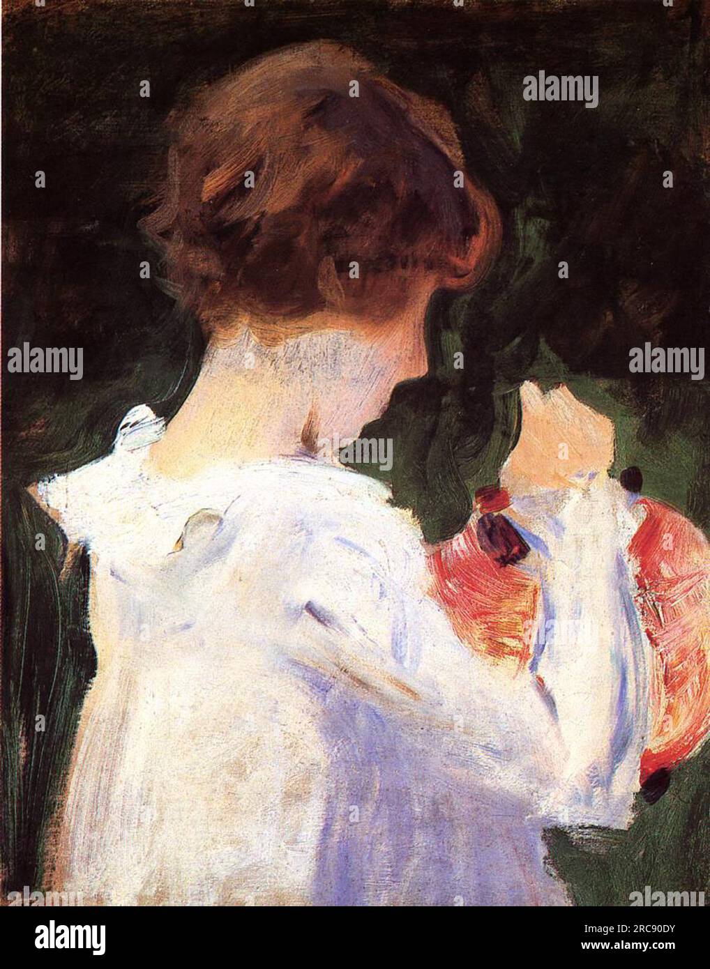 Study of Polly Barnard for "Carnation, Lily, Lily, Rose" 1885 by John