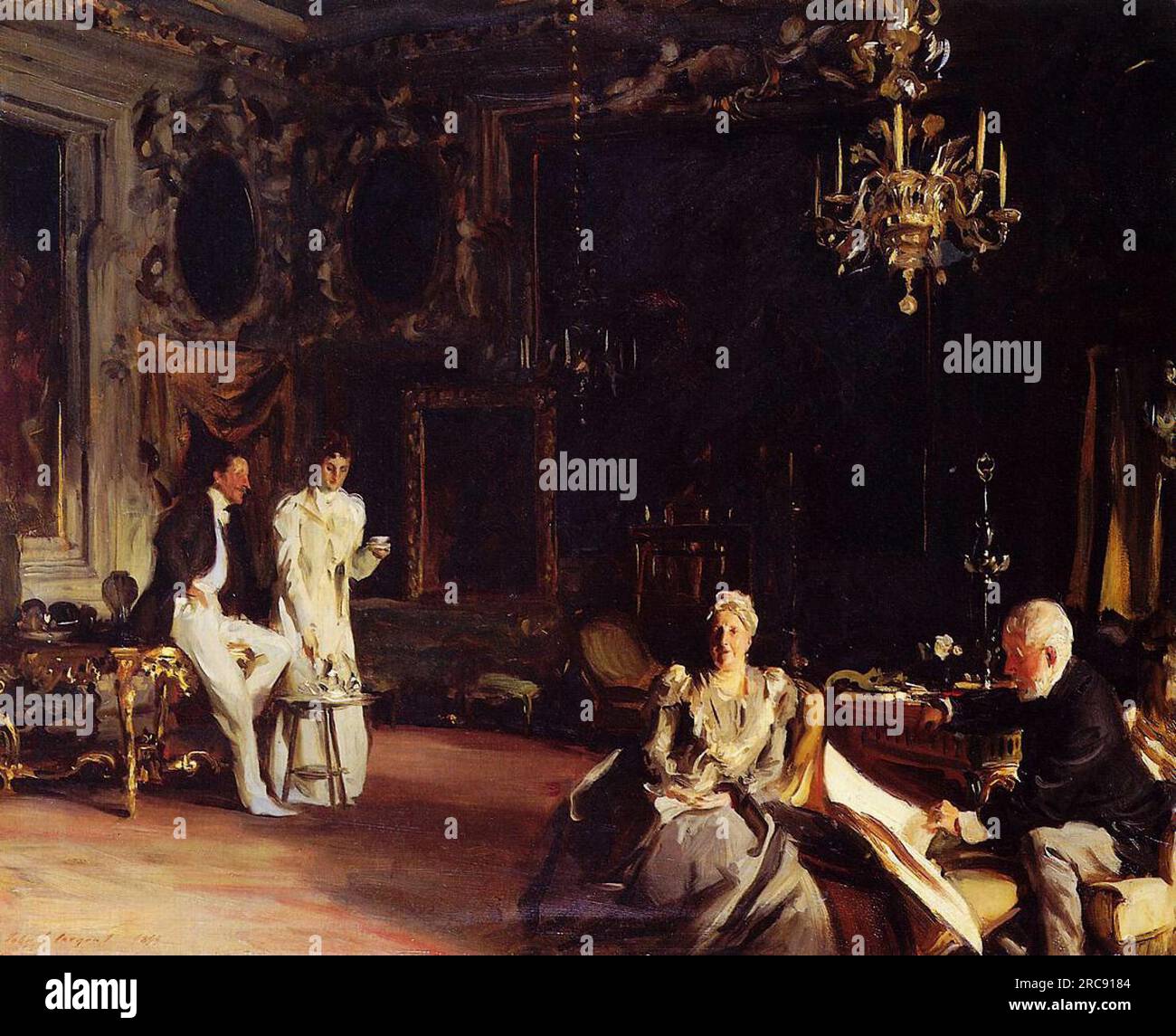 An Interior in Venice 1899 by John Singer Sargent Stock Photo - Alamy