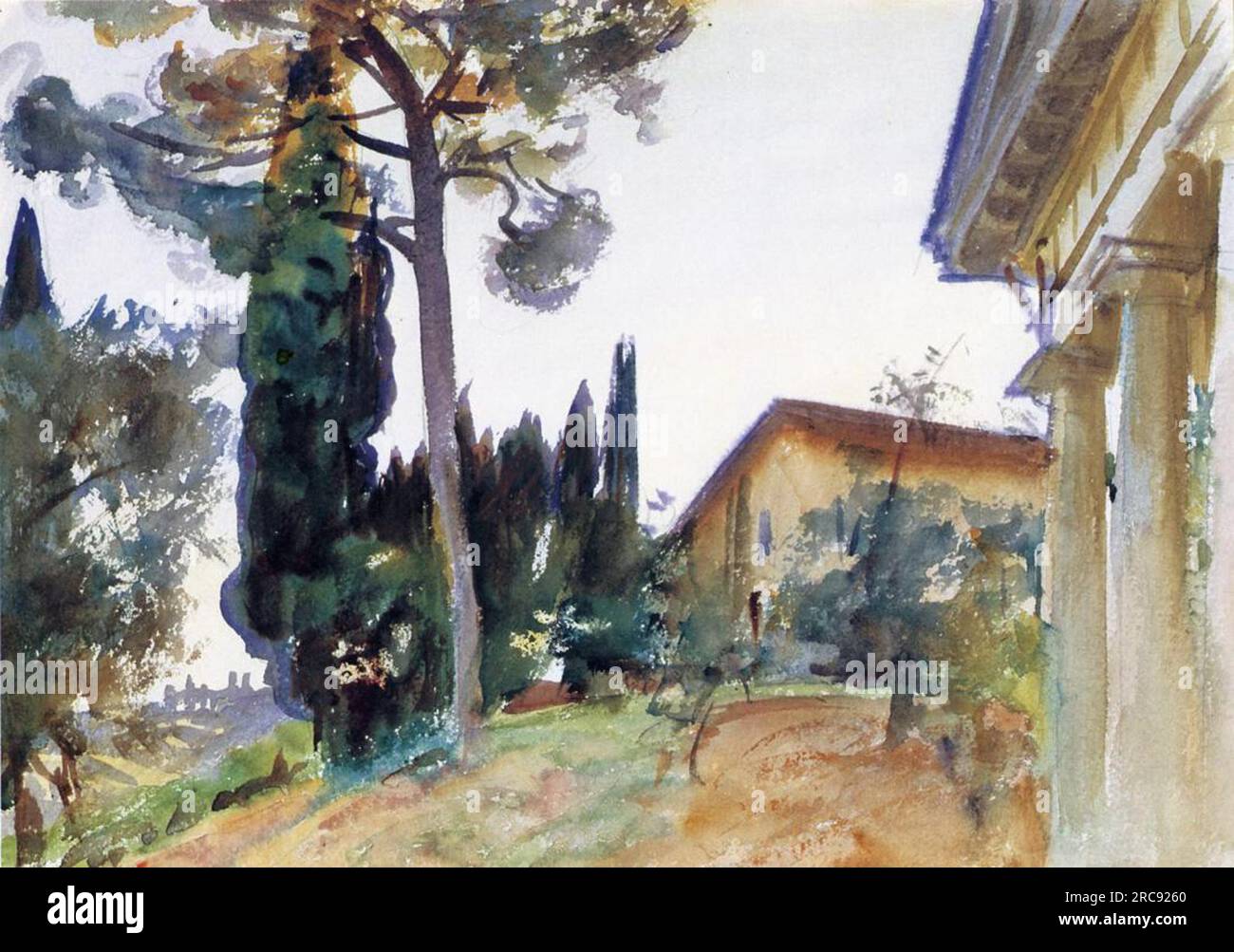 Corfu 1909 by John Singer Sargent Stock Photo Alamy