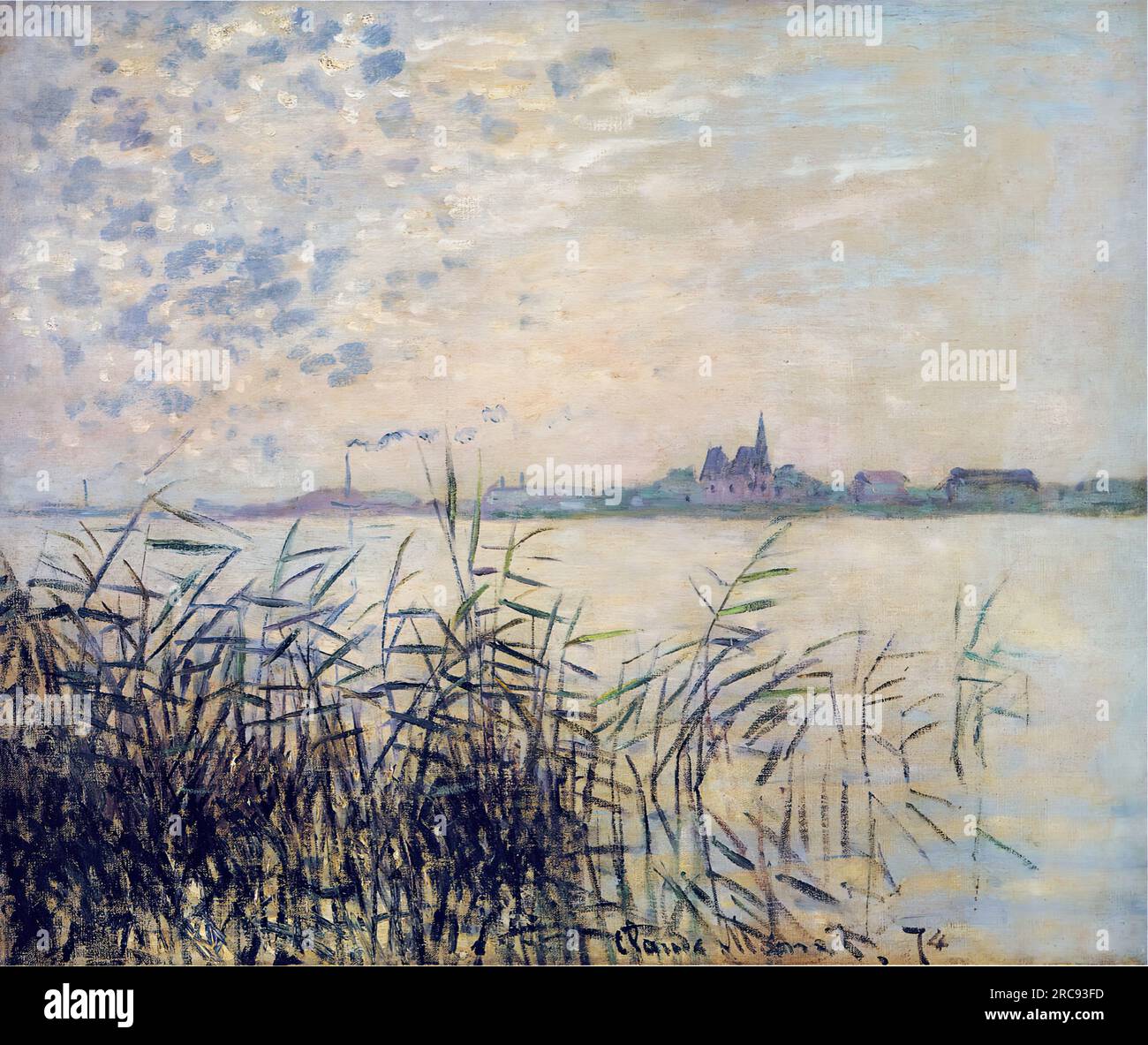 Claude monet the seine at argenteuil hi-res stock photography and ...