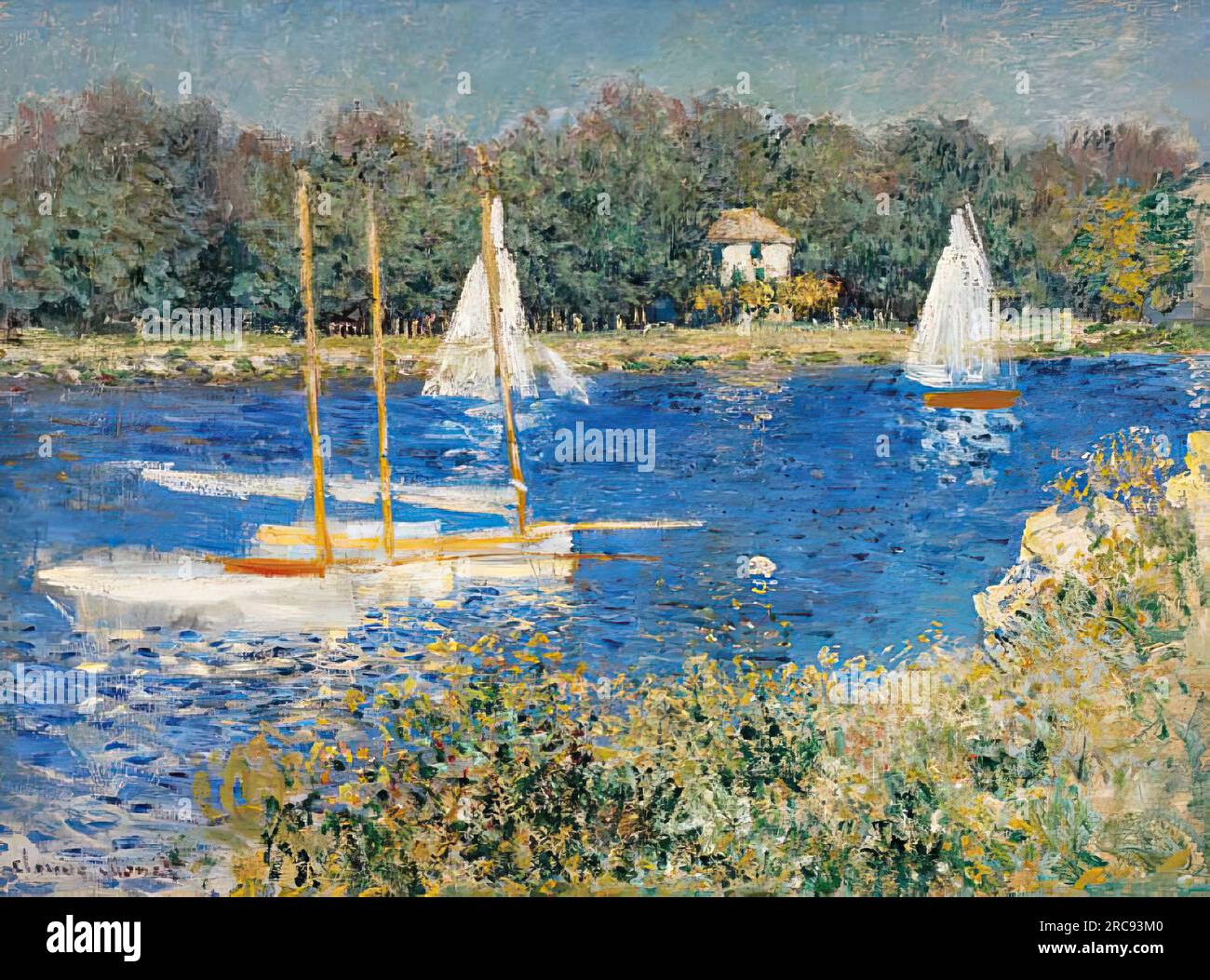 Claude Oscar Monet – The Seine at Argenteuil Stock Photo - Alamy