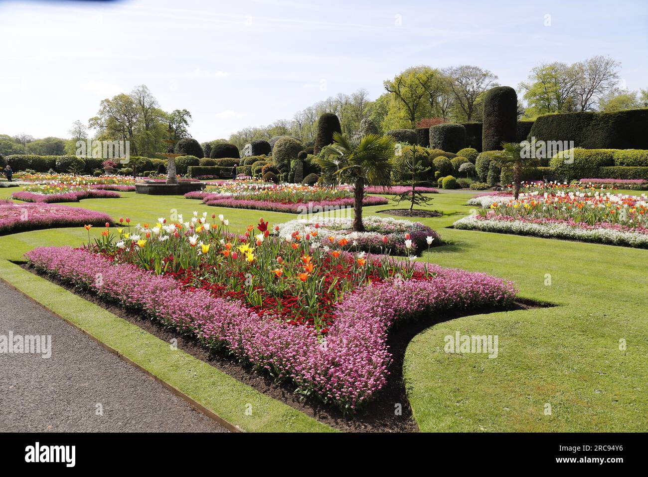 The gardens at Brodsworth Hall, Nr Doncaster, UK Stock Photo Alamy