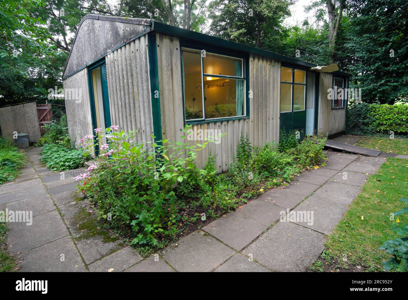 Prefabricated home or Prefab at the Avoncroft Museum of Historic
