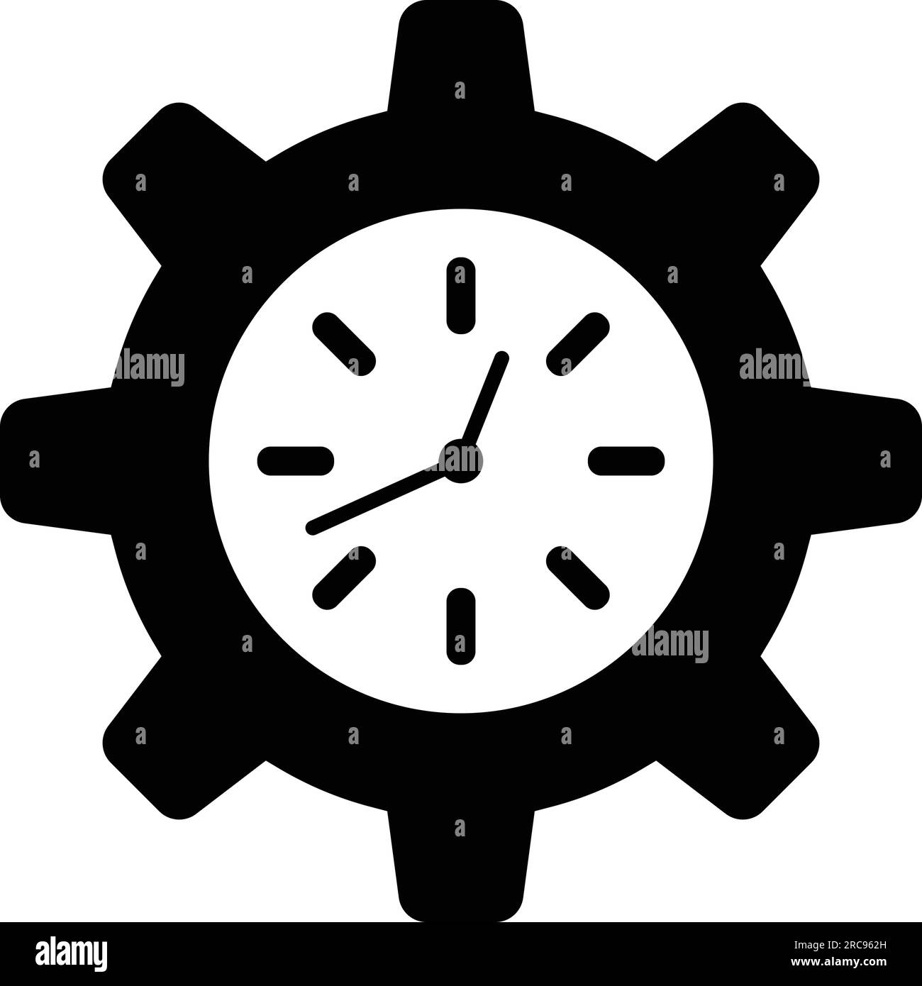 Time Setting icon. Commercial use, printed files and presentations