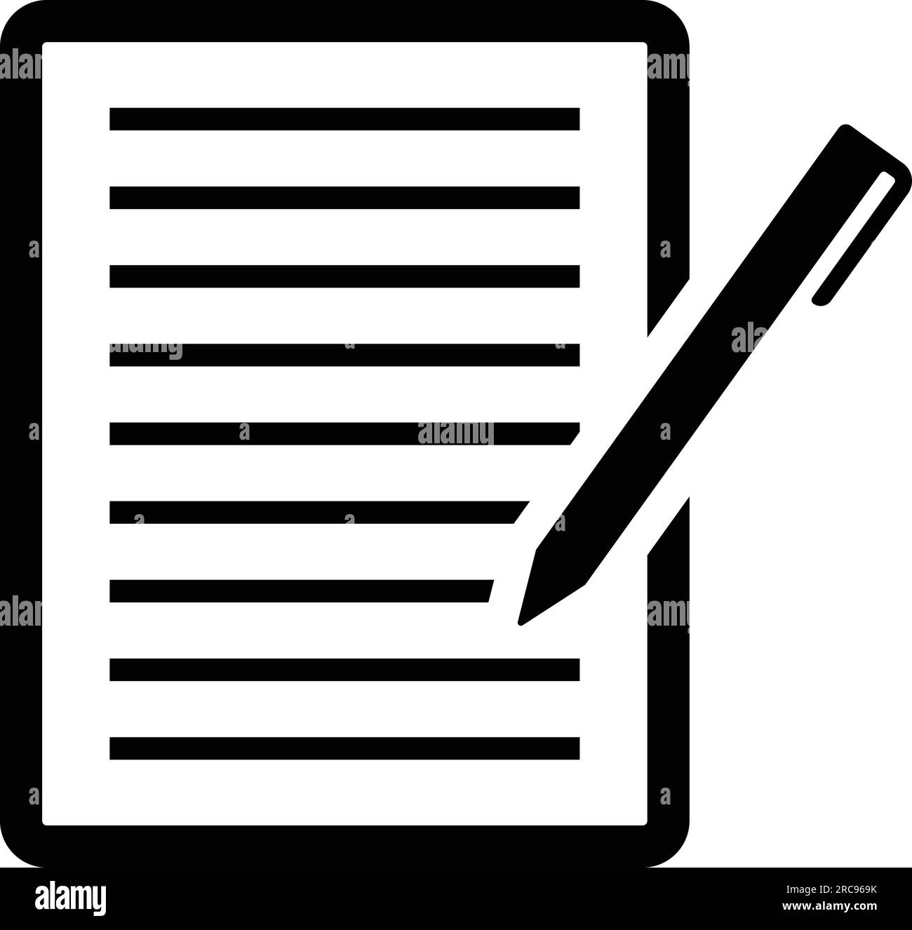 Writing icon. Commercial use, printed files and presentations ...