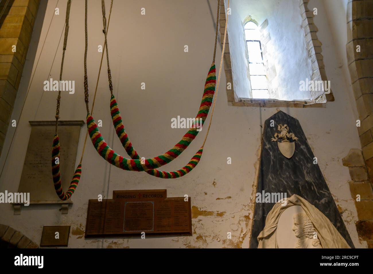 Bell Rope Hall Bell ropes hi-res stock photography and images - Alamy
